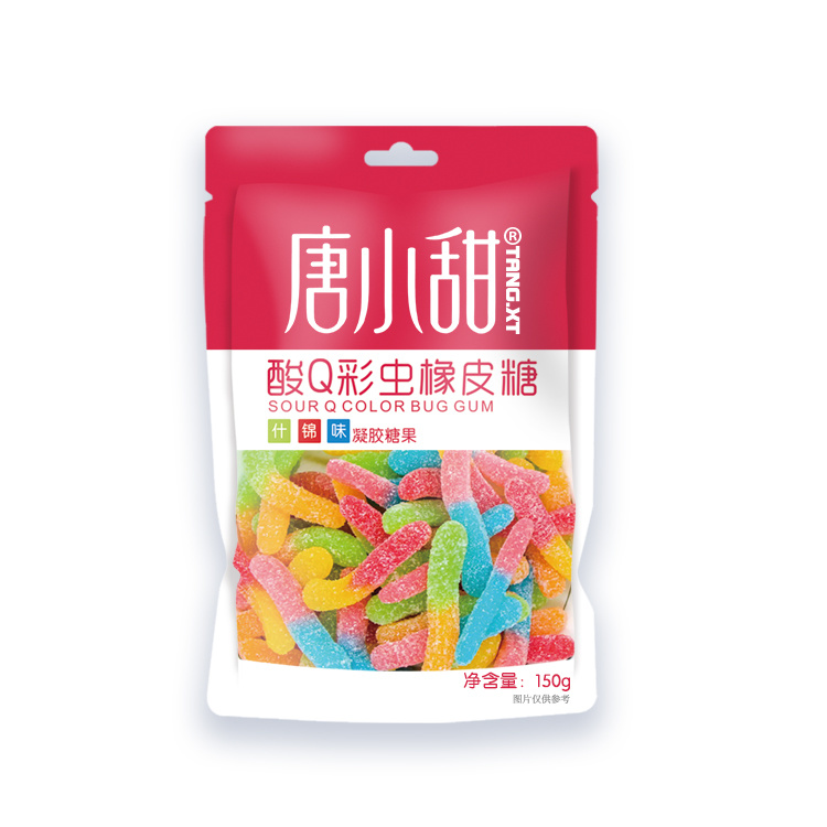 150g酸Q彩蟲橡皮糖